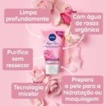 NIVEA MicellAIR Sabonete Gel de Limpeza Facial Água de Rosas 150ml