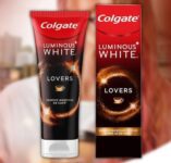 Colgate Luminous White Lovers manchas de café creme dental para clareamento 70g