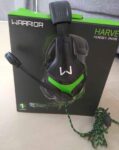 Headset Gamer Harve P2 Stereo Preto/Verde Warrior – PH298