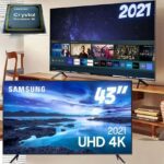 Smart TV LED 43″ 4K UHD Samsung UN43AU7700GXZD – Alexa built-in, Bivolt
