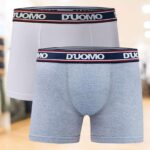 Kit 2 Cuecas Boxer Algodão, Duomo, Masculino