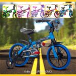 Bicicleta Infantil Aro 12 Veloz PU com Rodinhas, Nathor
