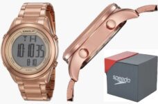 Relógio, Digital, Speedo, 15019L0EVRE1, Feminino, Rose Gold