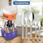 Faqueiro Inox 20 peças Leme Cinza – Tramontina