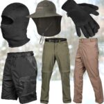 Ofertas em Vestuário de proteção térmica, luvas, gorros, calças, bermudas, com até 56% OFF
