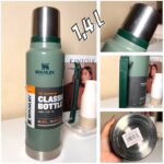 Garrafa térmica com isolamento a vácuo Stanley Classic, 1,4 L, Hammertone Green