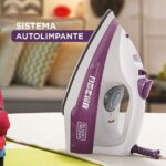 BLACK+DECKER Ferro de Passar a Vapor 1200W Roxo 220V FX1000