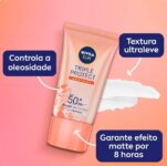 NIVEA SUN Protetor Solar Facial Tripla Proteção Loção Antiacne FPS 50 40ml