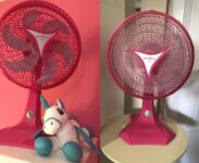 Ventilador Britânia Protect 30, 127V, Rosa, 3 velocidades, Hélice de 6 pás, Potência 55W