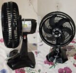 Ventilador Britânia BVT30 Turbo, 220V, Preto, 3 velocidades, Hélice de 6 pás