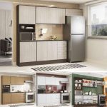 Cozinha Completa Poliman Paris com Balcão – e Nicho para Micro-ondas 9 Portas 2 Gavetas