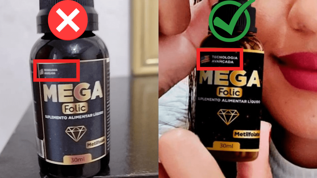 Mega Folic 30ml Acabe Com Os Fios Brancos Original 1 Frasco