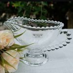 Wolff Pearl Molheira de Cristal, Transparente, 9 x 5 x 6 cm