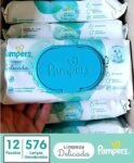 Pampers Limpeza Delicada Lenços Umedecidos 576