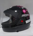 Pro Tork Capacete Sport Moto For Girls 58 Preto