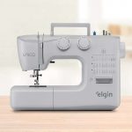 Máquina de Costura Única Elgin JX-4040 Portátil 36 Pontos Luz Led 110V