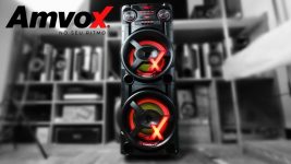 Caixa de Som Amvox ACA 1300 New X – Bluetooth Amplificada e Ativa 1300W 10” USB