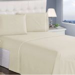 Jogo de Cama Casal Queen King Lençol Fronhas 400 Fios 4 Peças Ponto Palito Casa Dona