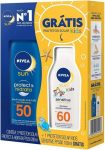 Kit NIVEA SUN Protetor Solar Protect & Hidrata FPS50 200ml + Protetor Solar Kids Sensitive FPS60 125ml