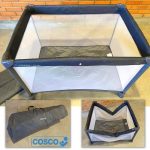 Berço Portátil Origin, Cosco, Cinza