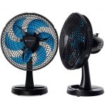 Ventilador Cadence New Windy, 110V, Preto e Azul, VTR560