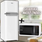 Geladeira/Refrigerador Continental Frost Free – Duplex 472L + Micro-ondas 21L Branco