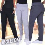 Kit com 03 Calças de Moletom Feminina Algodão Click Mais Bonita