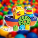 Brinquedo Educativo Barco Didático com Blocos e Ancho, Merco Toys