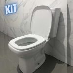 Kit Bacia com Caixa, Assento Polipropileno e Complementos de Instalação Like