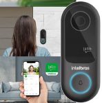 Vídeo Porteiro Inteligente Wi-Fi Allo w3 Preto Intelbras