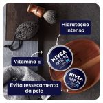 NIVEA MEN Creme 4 em 1 75g – Hidratação intensa, evita ressecamento, com vitamina E, textura creme, rápida absorção