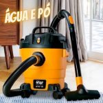 Aspirador de Pó e Líquidos WAP GTW 10 Filtro Lavável 1400W 220 Volts – Capacidade de 10 litros e Mangueira de 1,5 metros