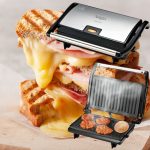 Mini Grill Taste Grill 800W Elgin Duplo sistema de aquecimento Acabamento em Inox