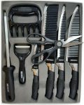 Conjunto De Facas Benoá 8 Peças – Preto