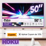 Smart TV LED 50″ 4K UHD Philco PTV50G70R2CBBL