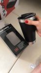Copo Térmico Aiker Para Cerveja Chopp 473ML Tipo Stanley Com Tampa Preto