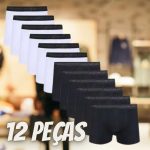 Kit Cueca Boxer Underwear C/ 12 Peças
