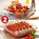 Conjunto de Assadeiras Marinex Quadrado de Vidro 2 Peças Com Alça