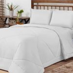 Kit Edredom Casal Queen 3 Peças Margarida Cama Box Cor:Branco