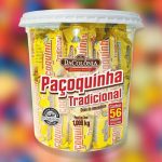 Paçoca Rolha Tradicional Pote C/56 Un Dacolonia