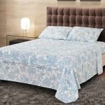 Jogo de Cama Queen Microfibra 170 Fios Premier Tulipa 4 Peças