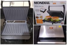 Grill Mondial, Master Press Inox, 220V, 850W – PG-01