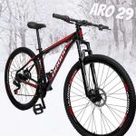 Bicicleta 29 Dropp Aluminum 21 Marchas Freio Disco e Suspensão Dianteira