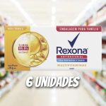 Sabonete em Barra Rexona Multivitaminas 84g 6 barras