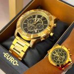 Relógio Euro Feminino Delux Dourado – EUJP25AI/4P