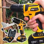 Furadeira e Parafusadeira Wap a Bateria 12V – com Maleta 13 Peças