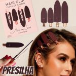 Presilha para Cabelo, Hair Clip, Marsala, Mariana Saad, Océane, Océane, Marsala