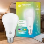 Smart Lâmpada Wi-Fi RGB+ Positivo Casa Inteligente, Cores Mais Vibrantes LED 12W