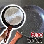 Frigideira 26 cm ColorStone de alumínio com antiaderente Wooden