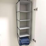 Prateleira organizadora Grande para closet e armários com 5 Divisórias dobrável